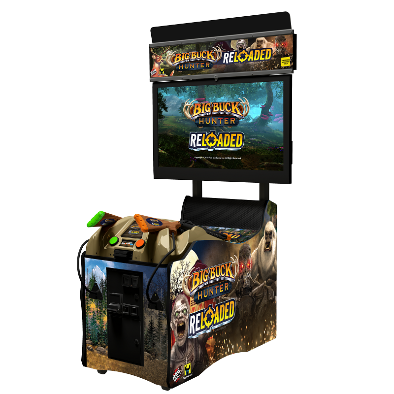 Raw Thrills Big Buck Hunter Reloaded Arcade Cabinet Panorama