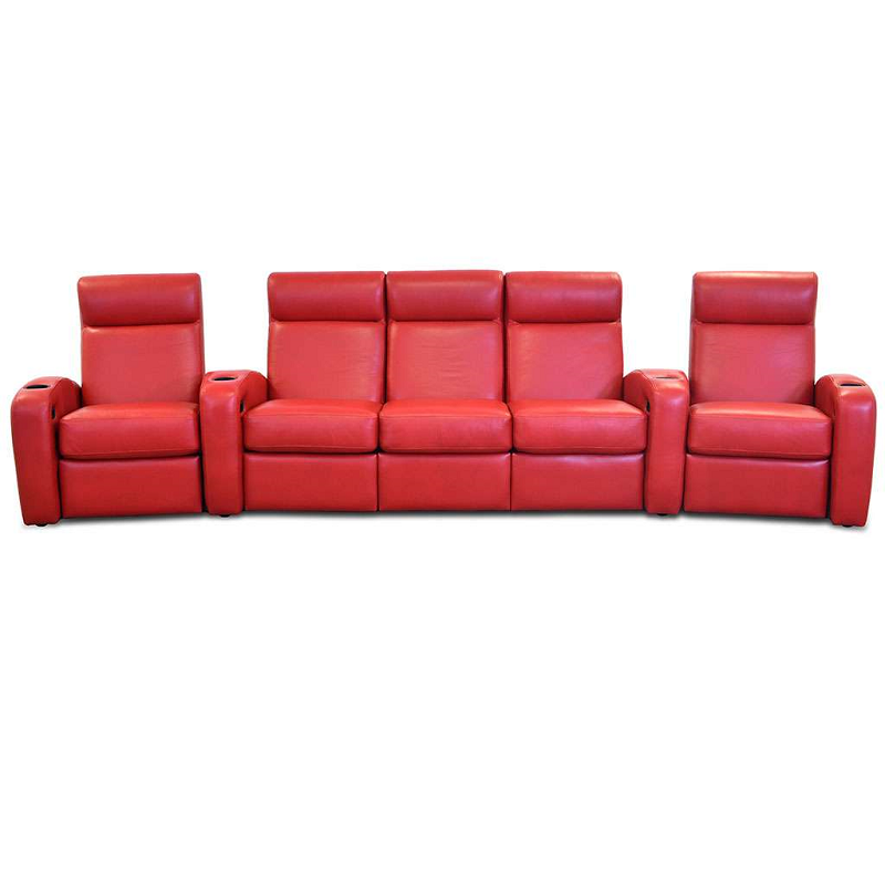 Continental Seating Harlowe Five Seat Upright Red