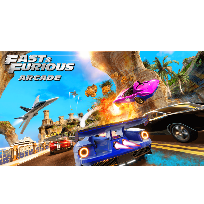 Raw Thrills Fast and Furious Arcade Cabinet Game Play Columbia